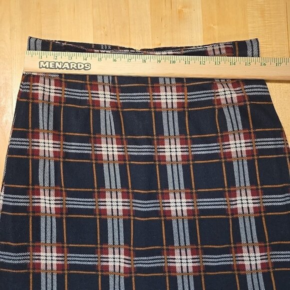 41 Hawthorn Skirt Womens Size Medium Plaid Lined Stretch - Picture 3 of 8